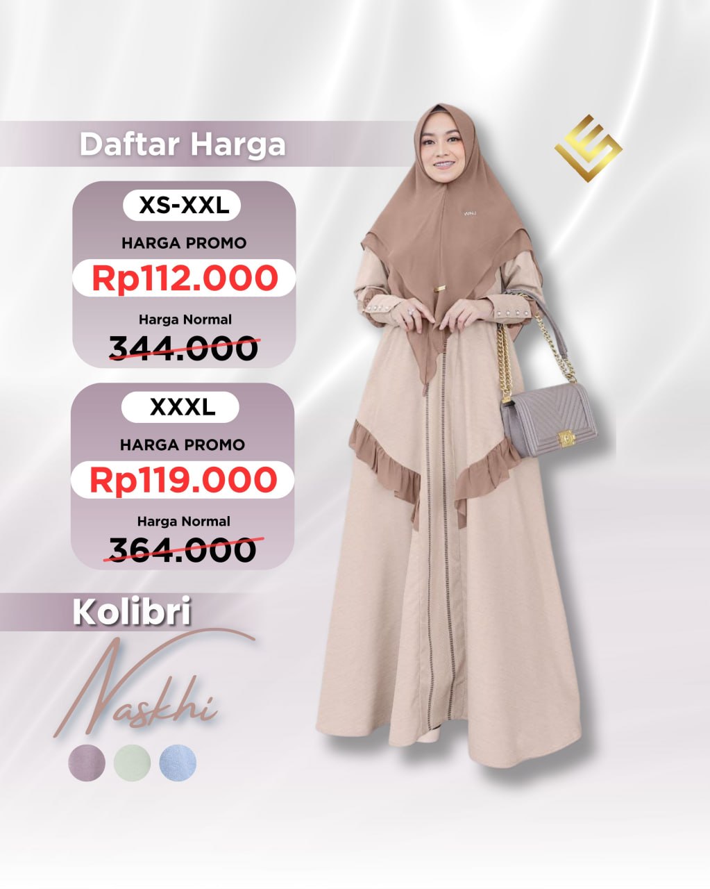 DRESS NASKHI GRADE A PROMO
