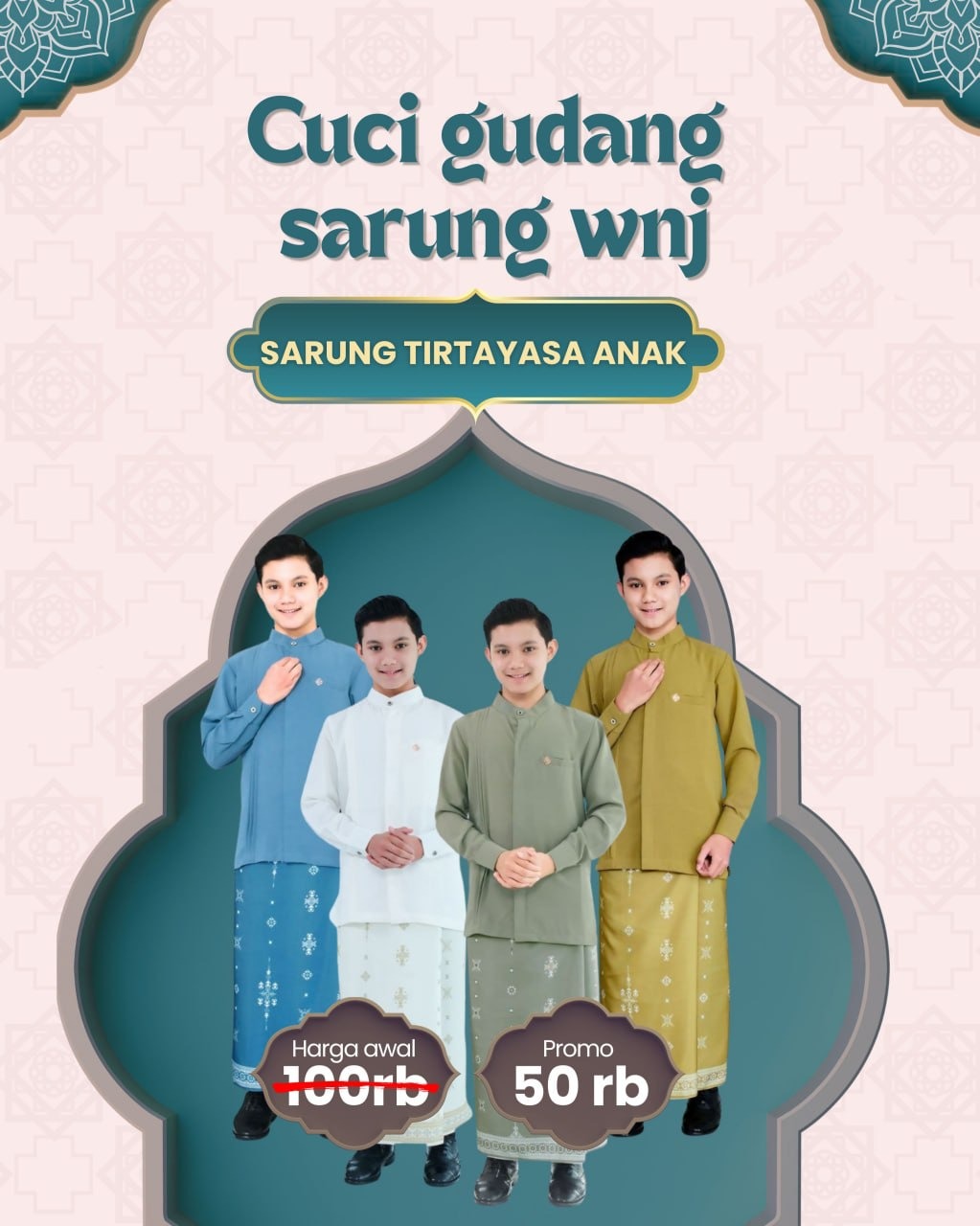 Sarung Tirtayasa Anak GRADE A